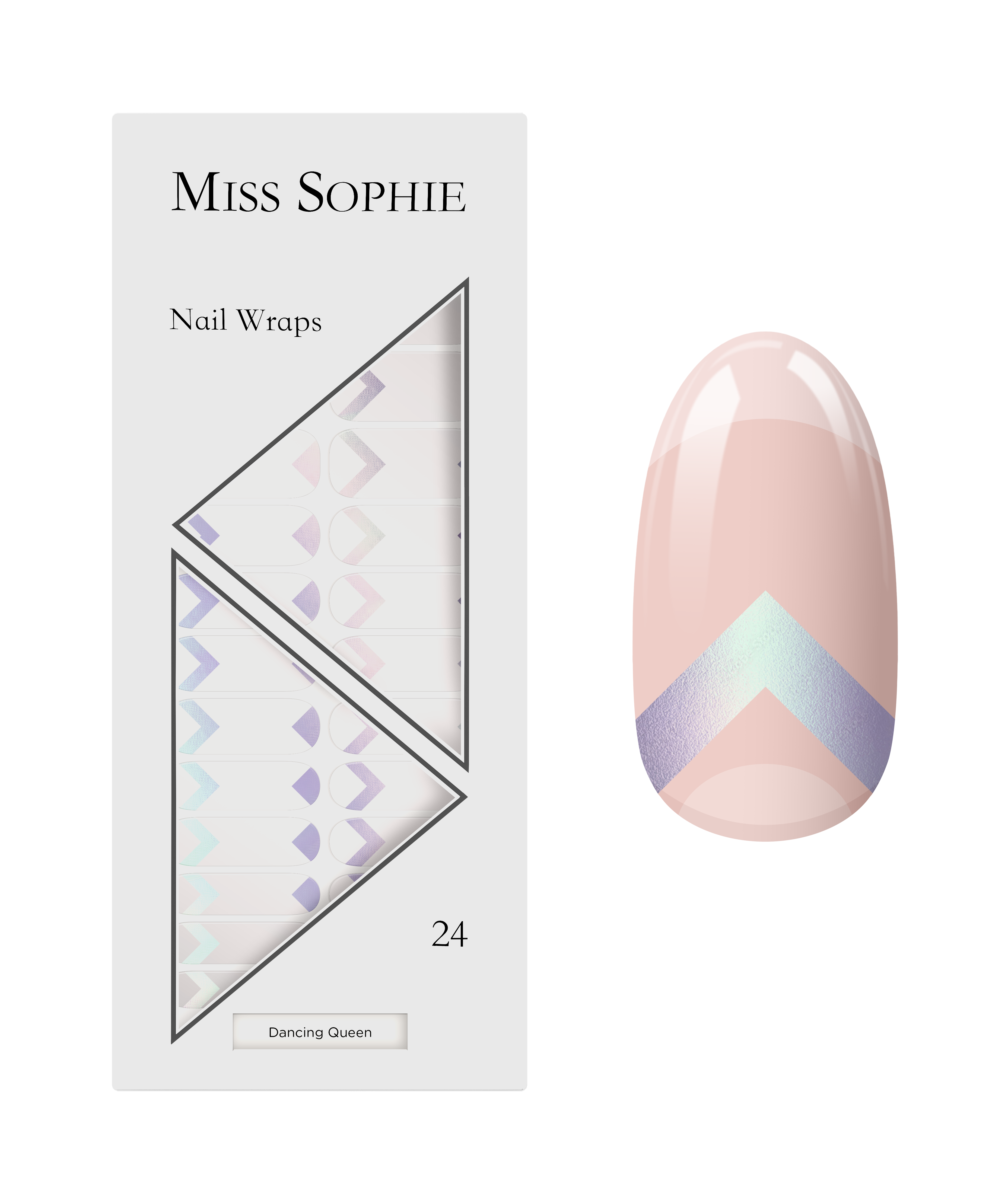 miss-sophie-dancing-queen-nail-wraps-holografisch-party image 1