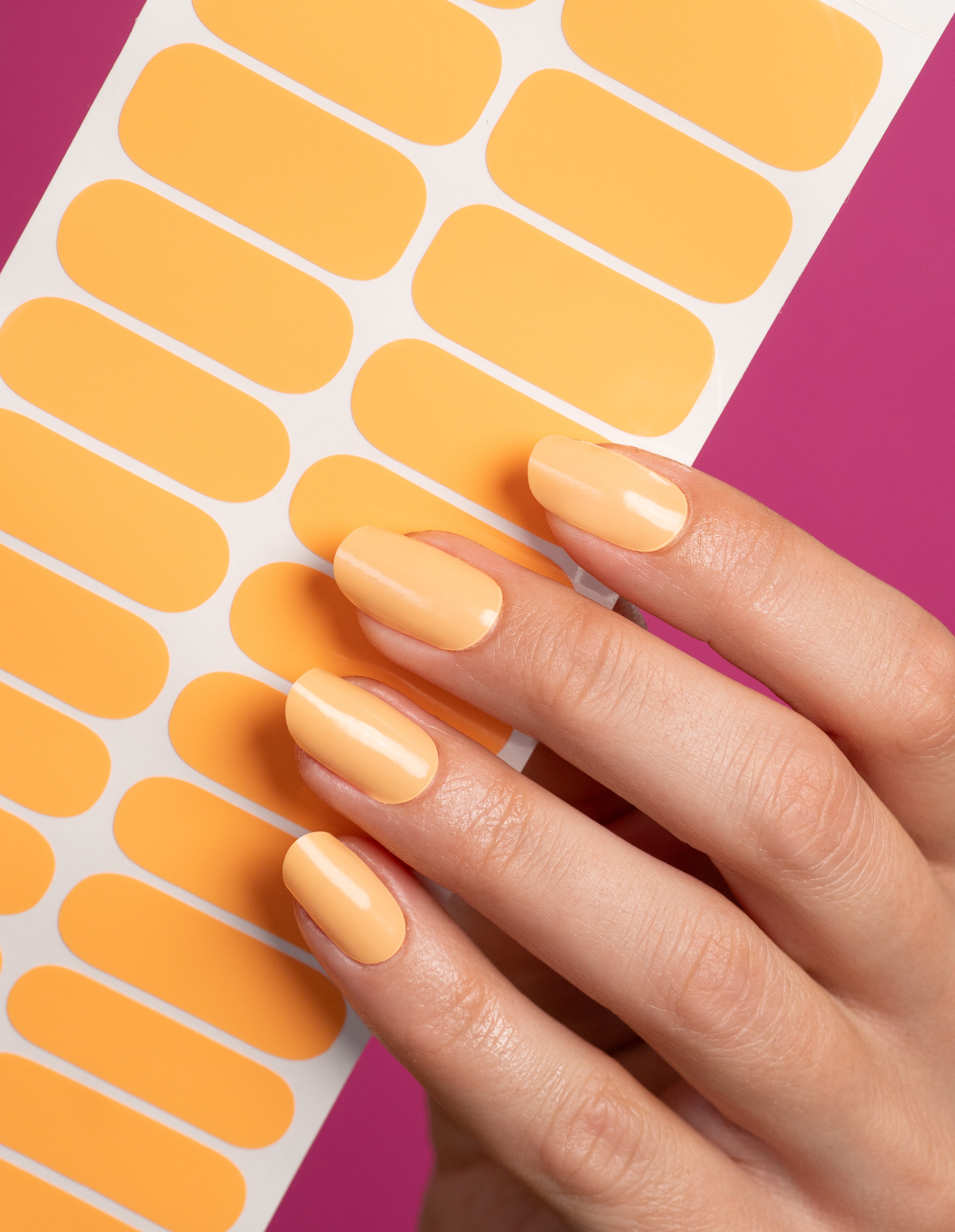 miss-sophie-orange-peel-uv-gel-nagelfolien-orange image 3