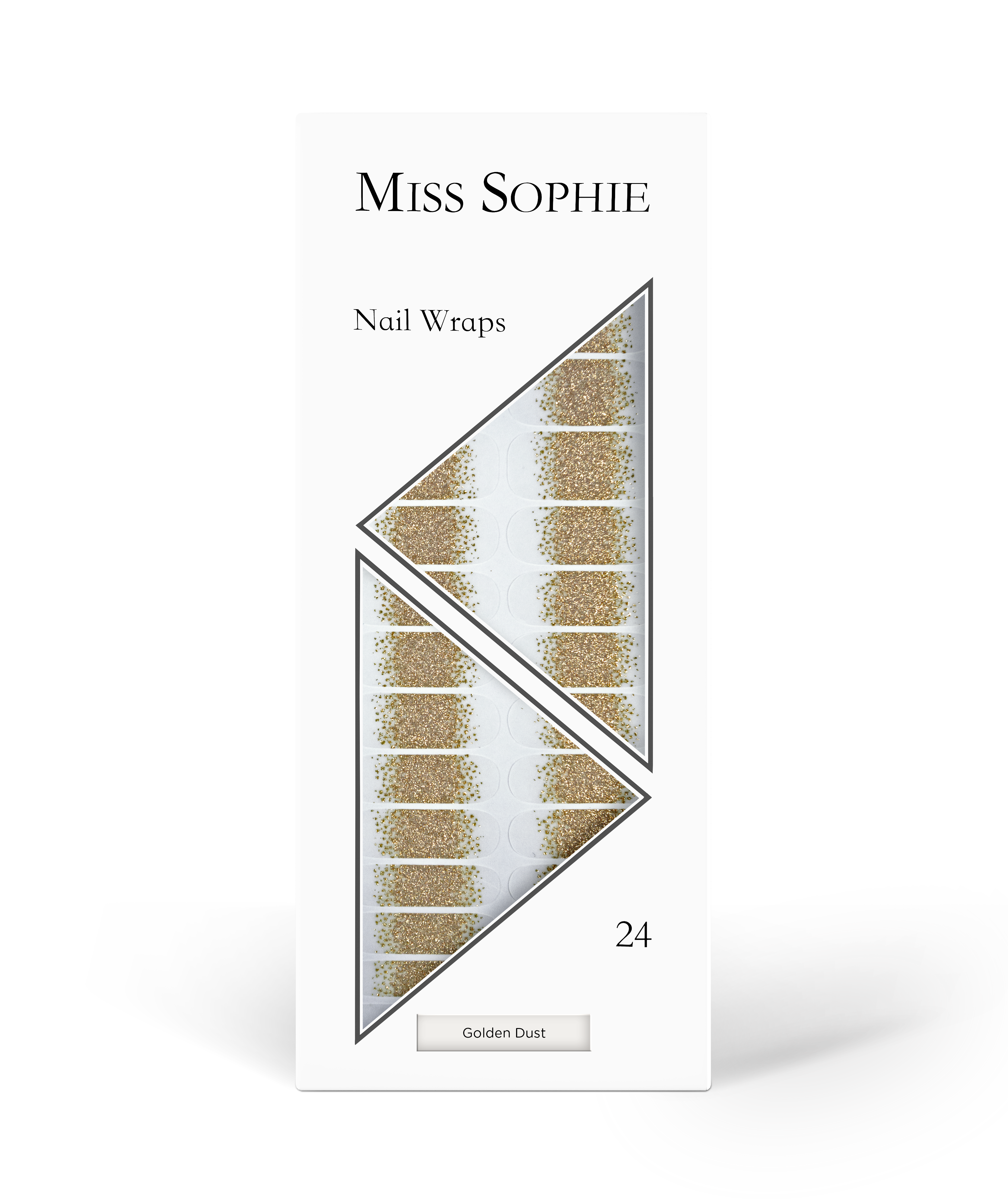 miss-sophie-golden-dust-nail-wraps-gold-glitzer-transparent image 4