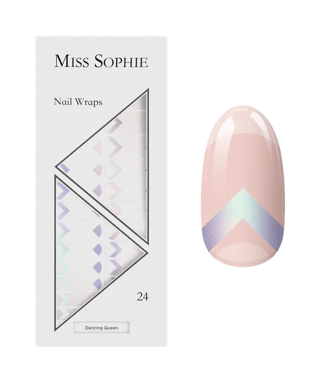 miss-sophie-dancing-queen-nail-wraps-holografisch-party image 1
