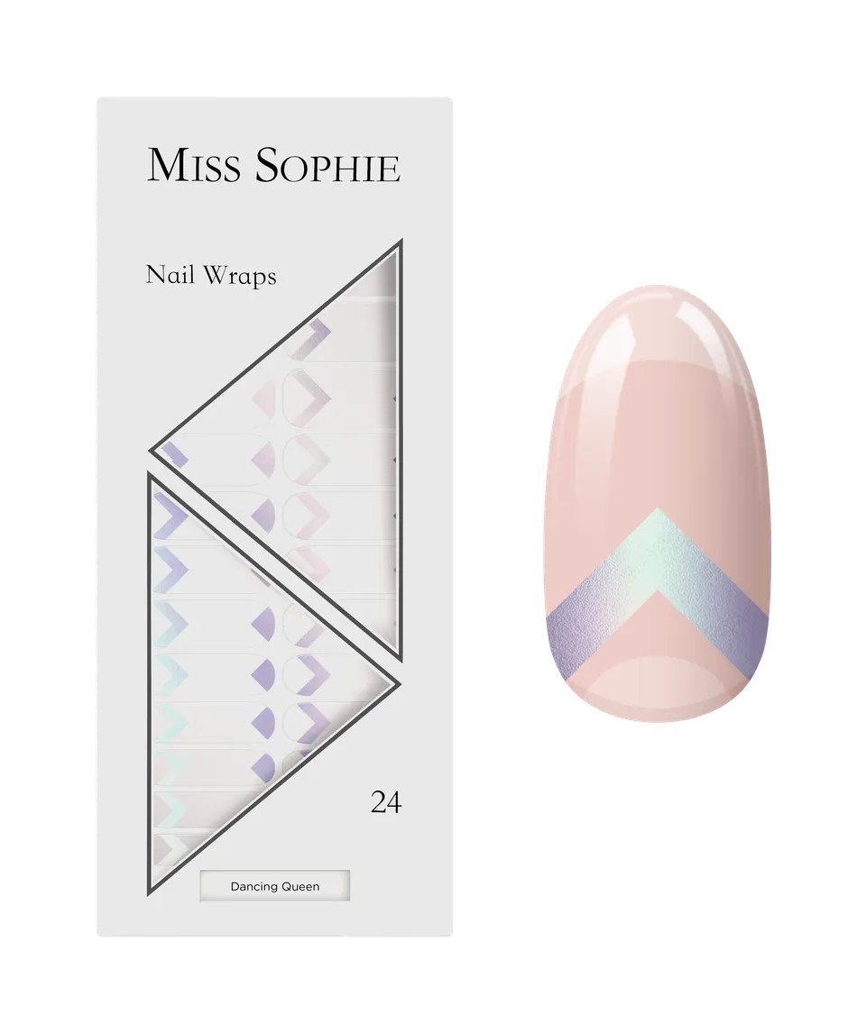 miss-sophie-dancing-queen-nail-wraps-holografisch-party image 1