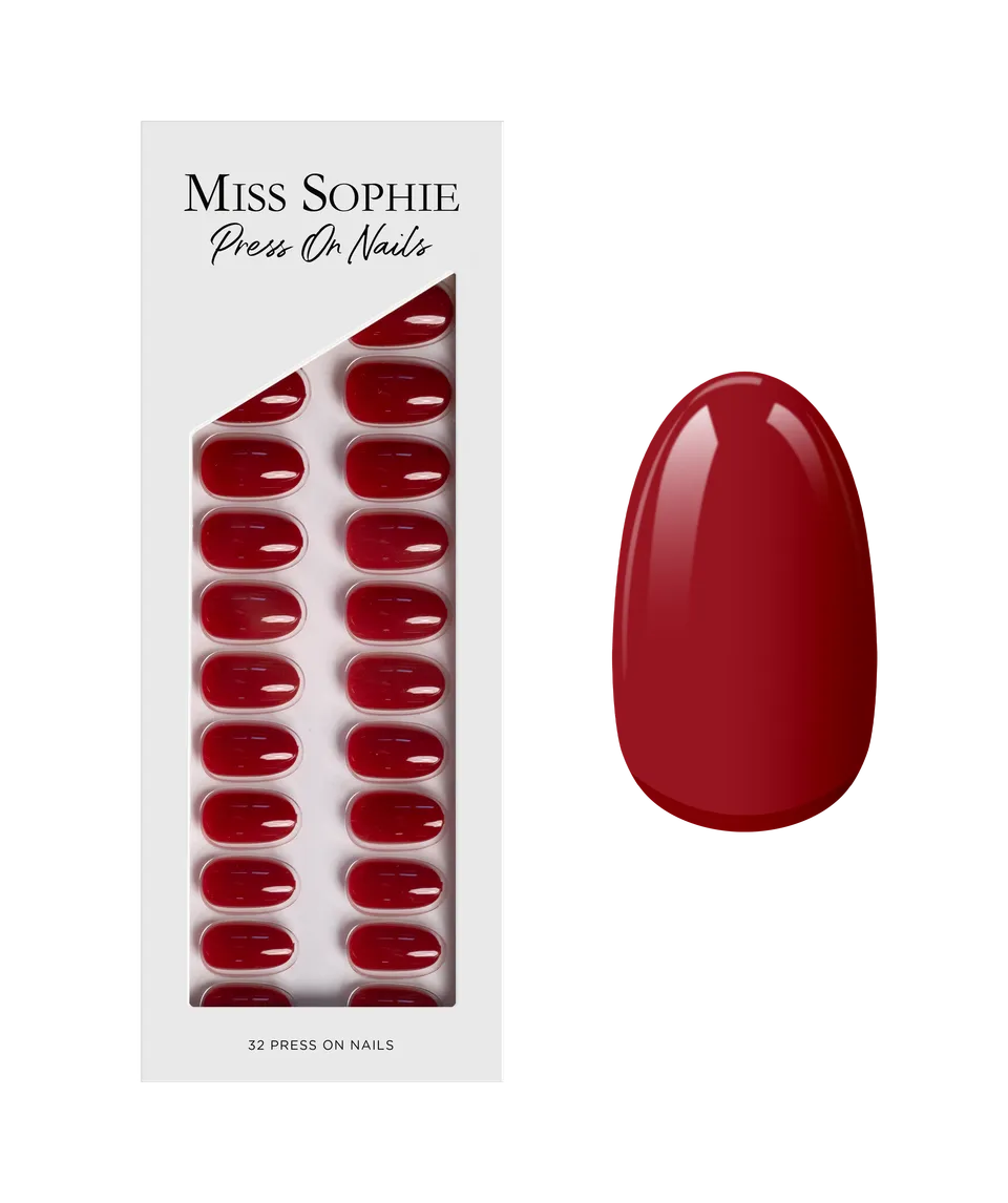 miss-sophie-paris-je-t-aime-press-on-nails-short-round image 1