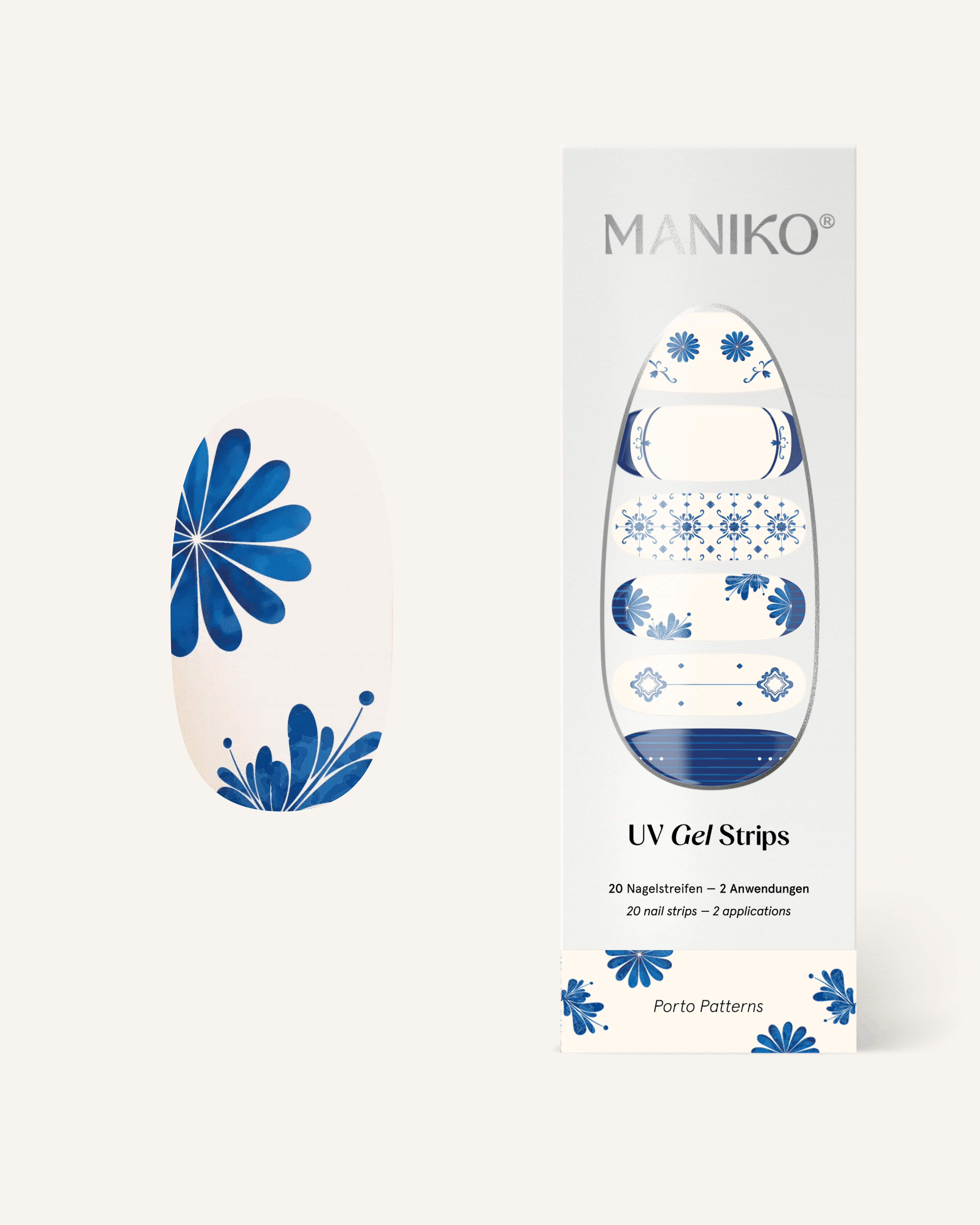 maniko-porto-patterns-uv-gel-strips-blaues-fliesen-muster image 1