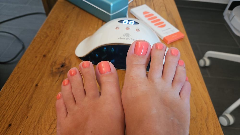 Perfekte Sommerfüße