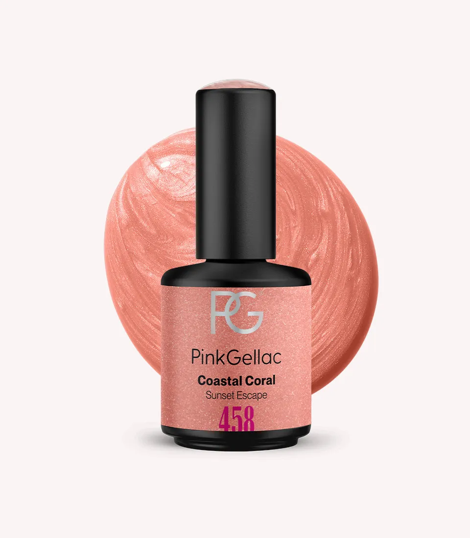 pink-gellac-458-coastal-coral-gel-nagellack image 1