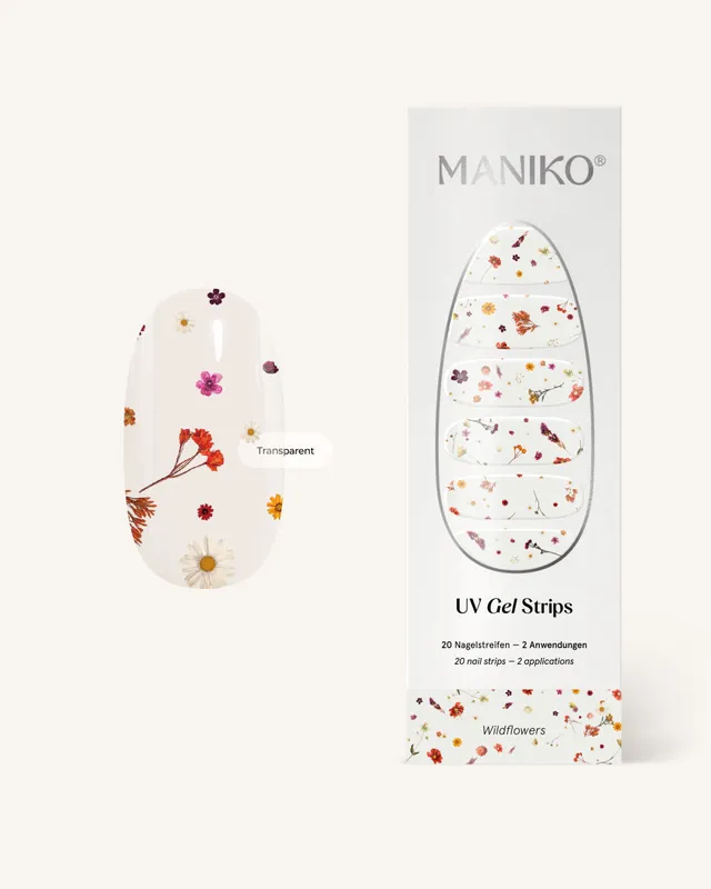 maniko-wildflowers-uv-uv-gel-strips-manik-re-semi-transparent image 1