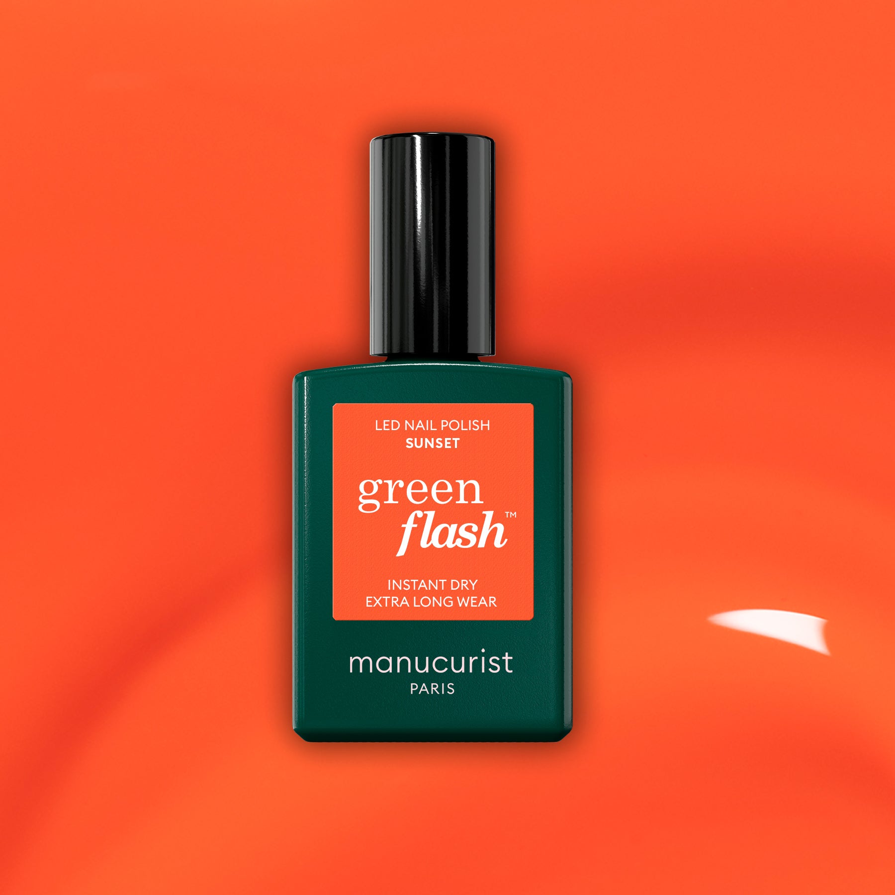 manucurist-green-flash-sunset-halbpermanenter-gel-nagellack-orange image 1