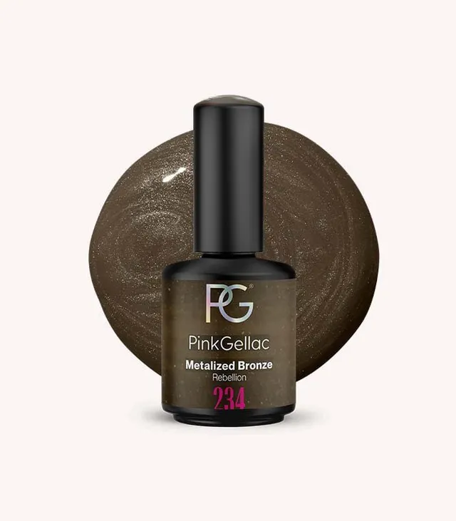 pink-gellac-234-metalized-bronze-gel-nagellack-gr-n-gold image 1