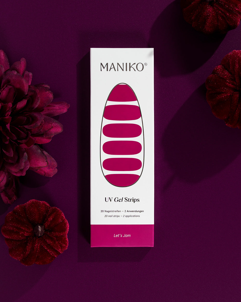maniko-lets-jam-uv-gel-strips-gedecktes-pink-mit-purpur image 5