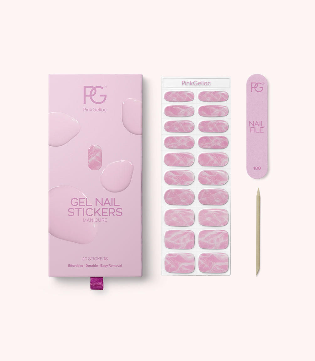 pink-gellac-048-marbled-pink-gel-nail-stickers-manik-re image 2