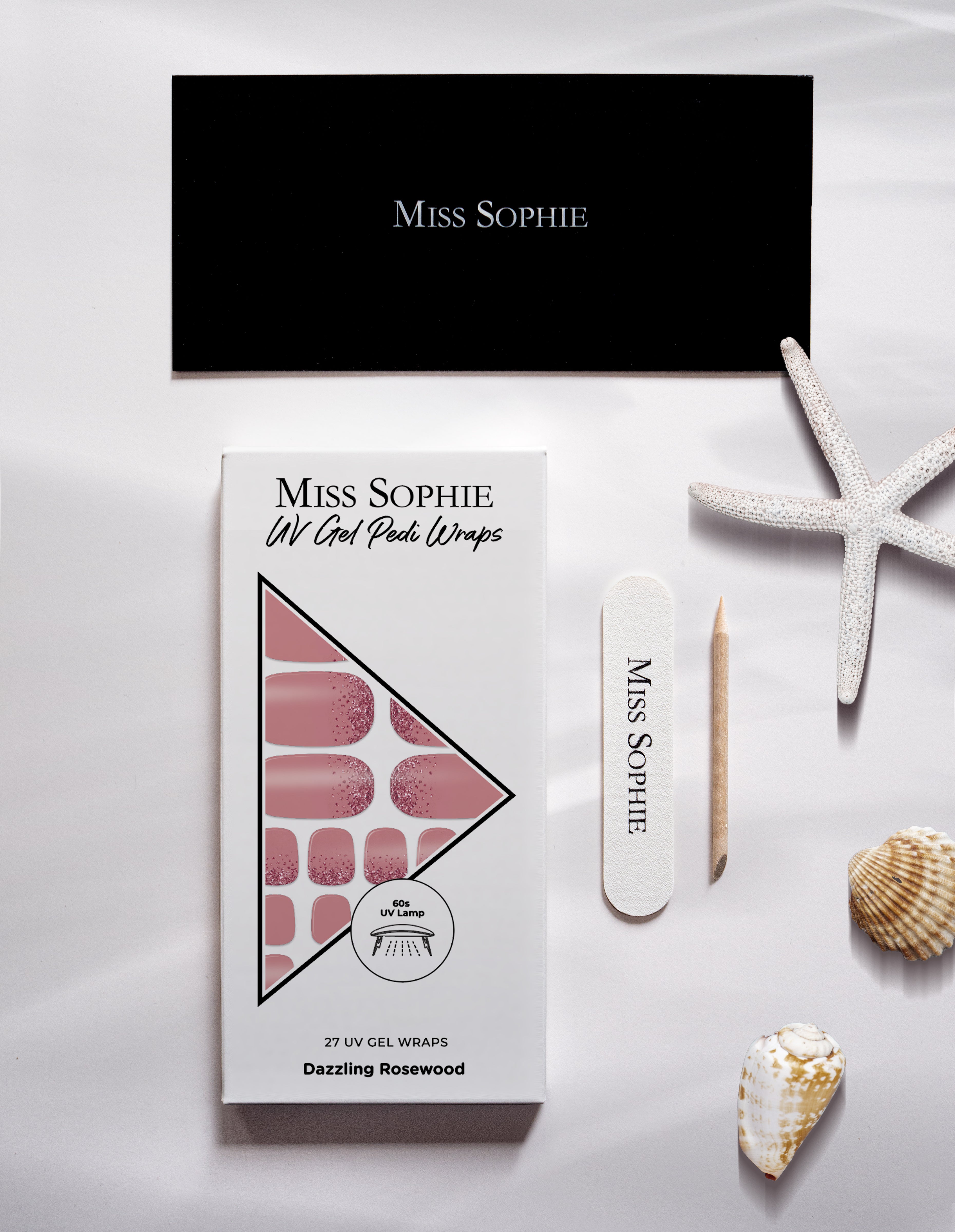 miss-sophie-dazzling-rosewood-uv-pedik-re-uv-gel-wraps-pedi-24-streifen image 3