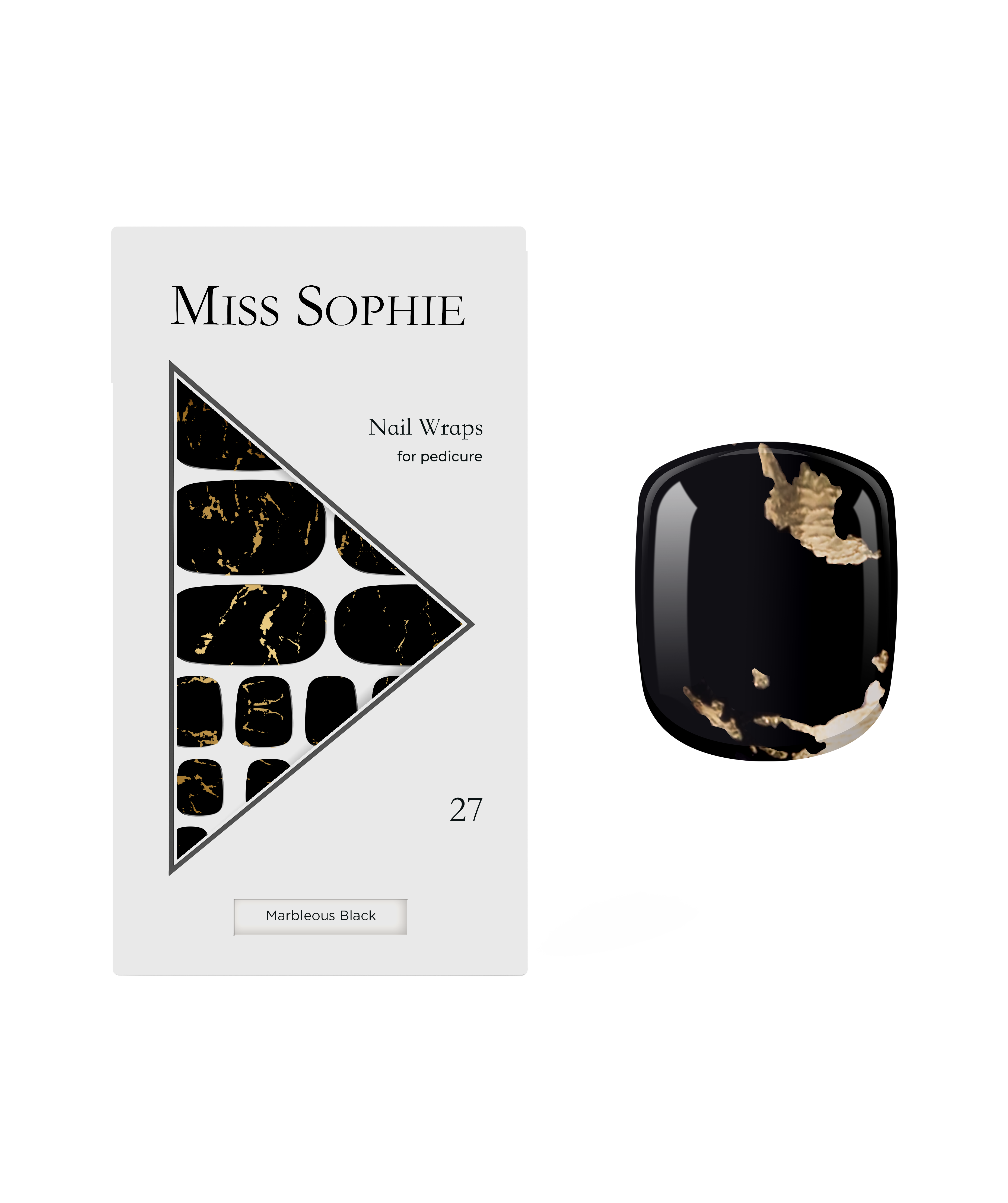 miss-sophie-marbleous-black-pedicure-nagelfolien image 1