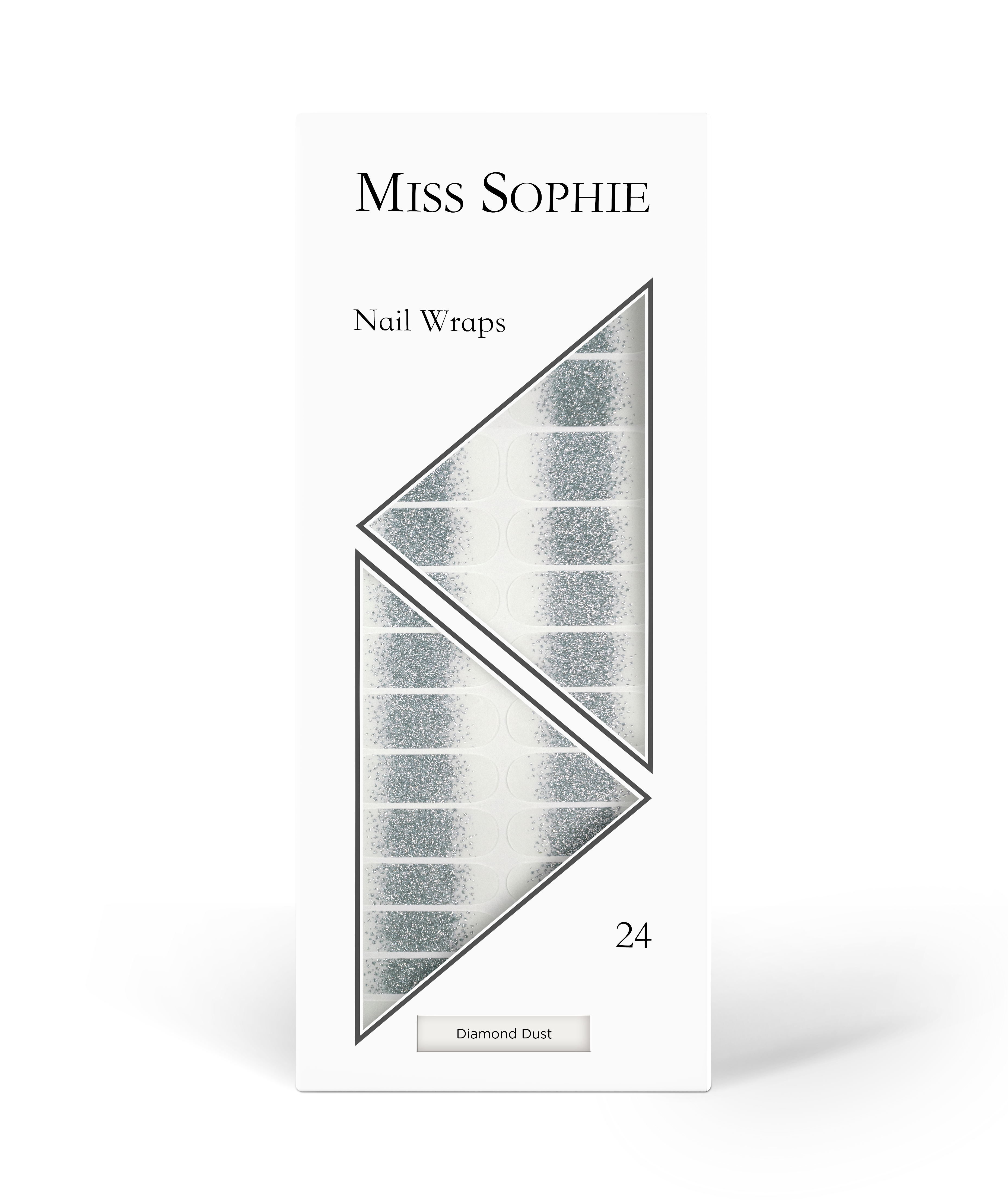 miss-sophie-diamond-dust-nail-wraps-transparent-silber-glitzer image 4