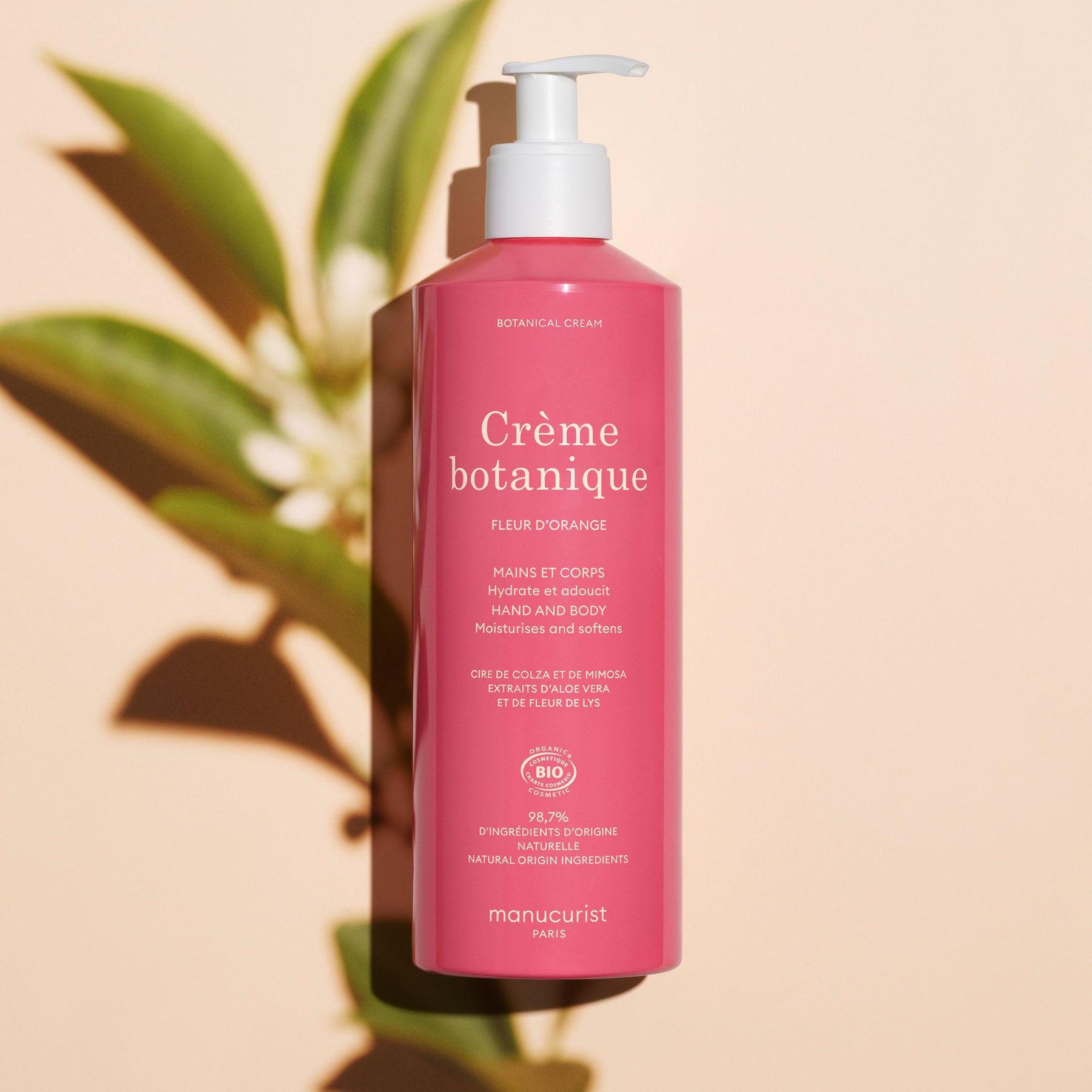 manucurist-botanische-creme-orangenbl-te-500ml-cosmos-organic-handcreme image 1