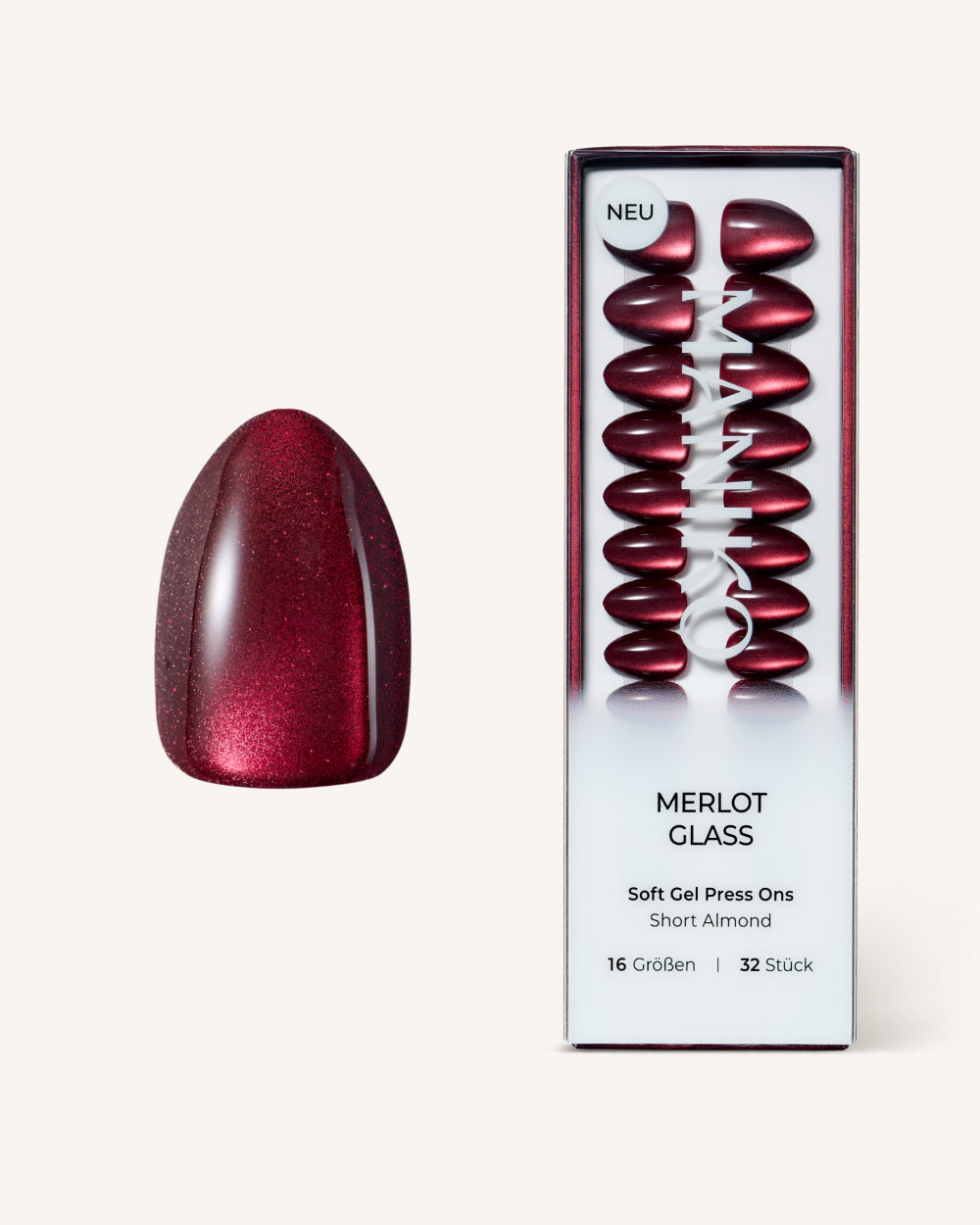 maniko-merlot-glass-short-almond-soft-gel-press-ons image 1