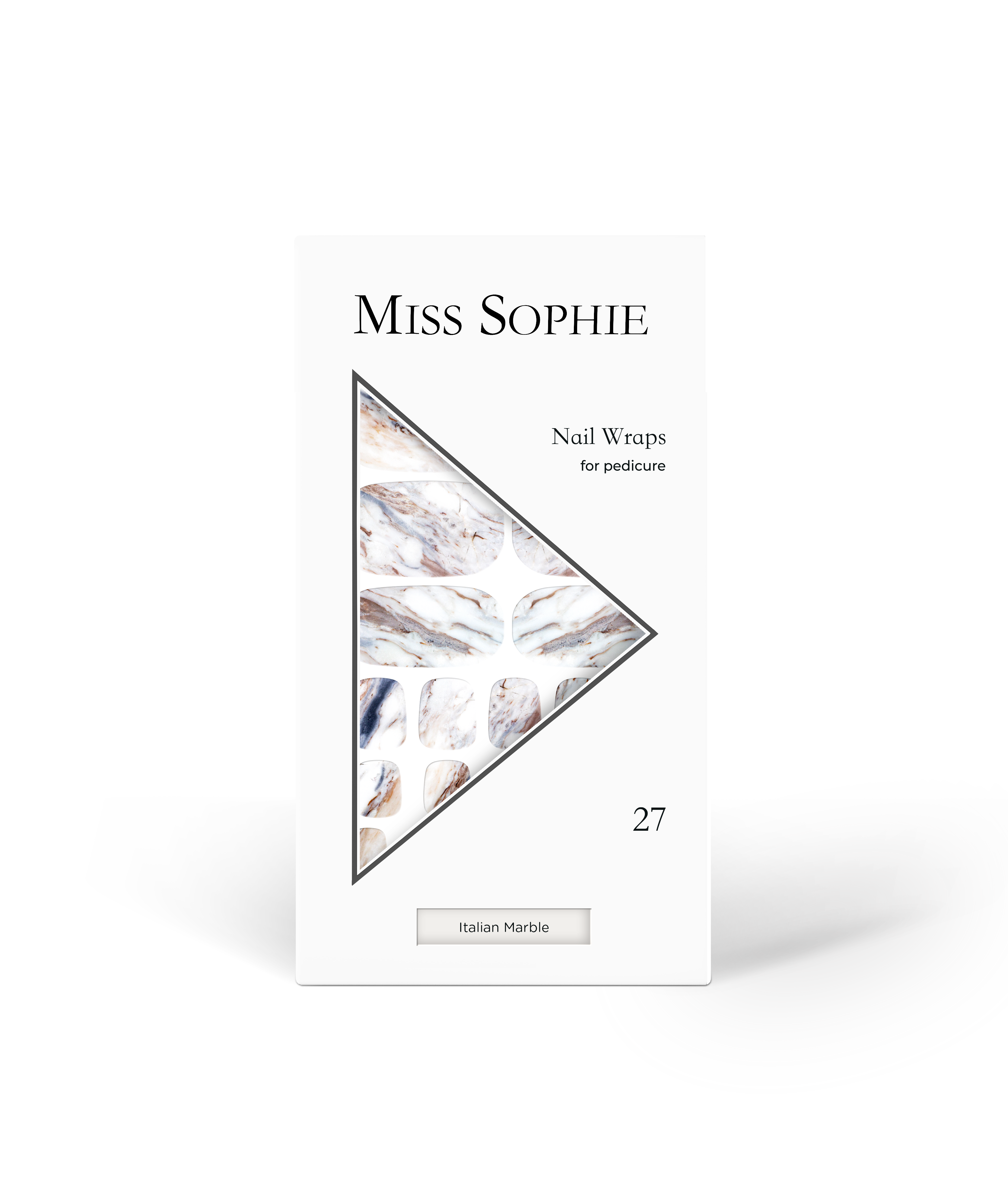 miss-sophie-italian-marble-pedicure-nail-wraps-marmor-weiss image 3