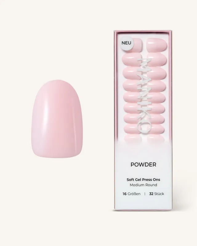 maniko-powder-soft-gel-press-ons-medium-round image 1