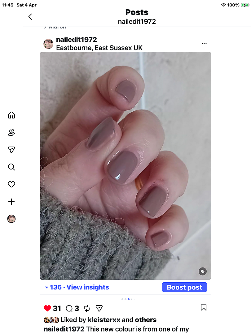 Farbe toll, braucht Top Coat