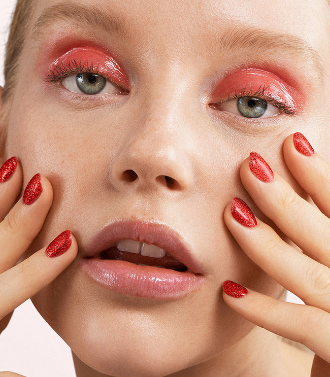 pink-gellac-178-ultimate-red-gel-nagellack-rot-glitzer image 3