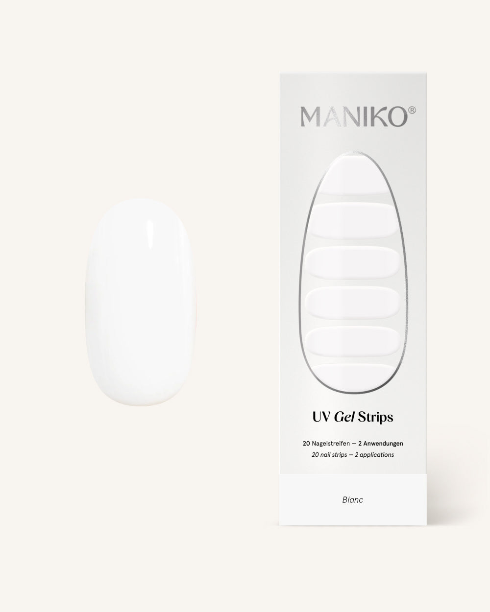 maniko-blanc-uv-uv-gel-strips image 1