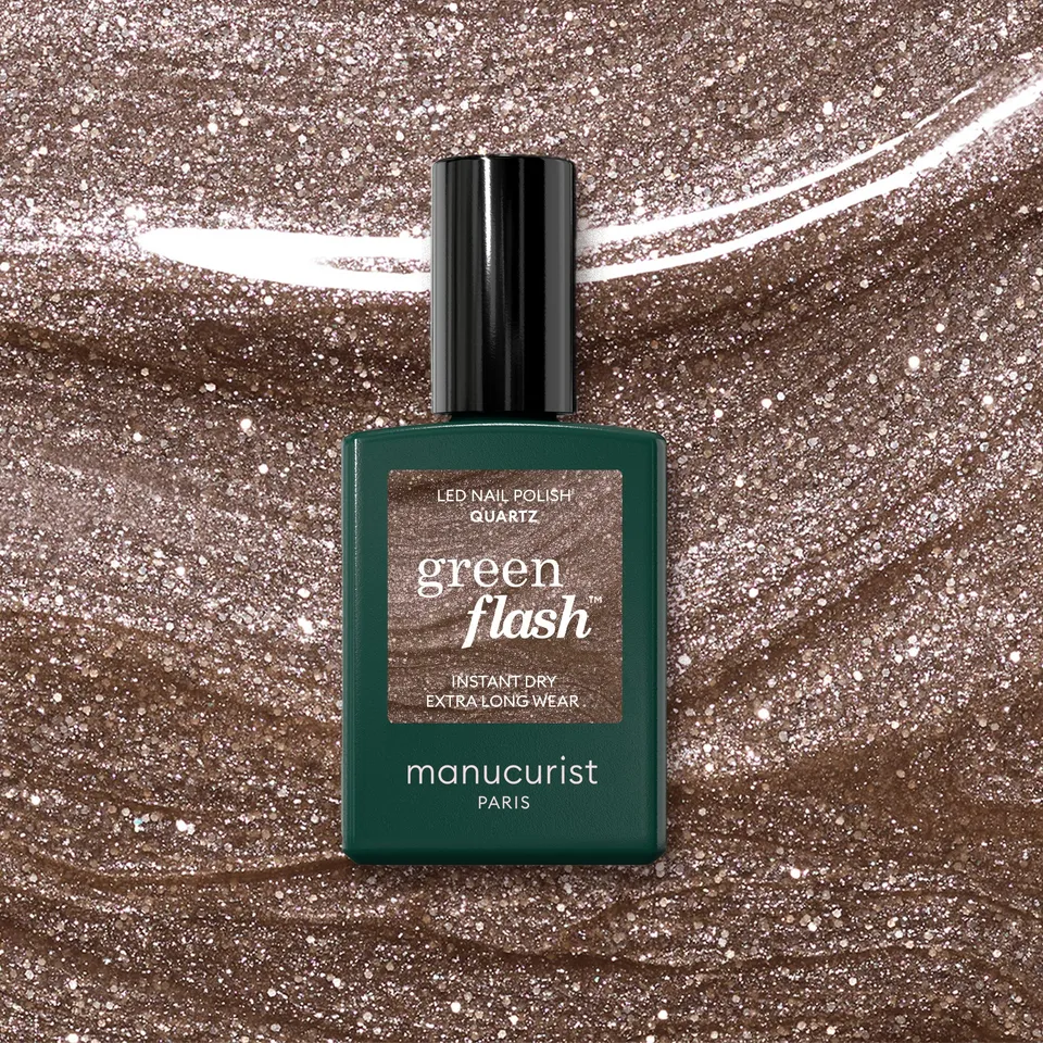 manucurist-green-flash-gel-lack-quartz-braun-glitzer image 1