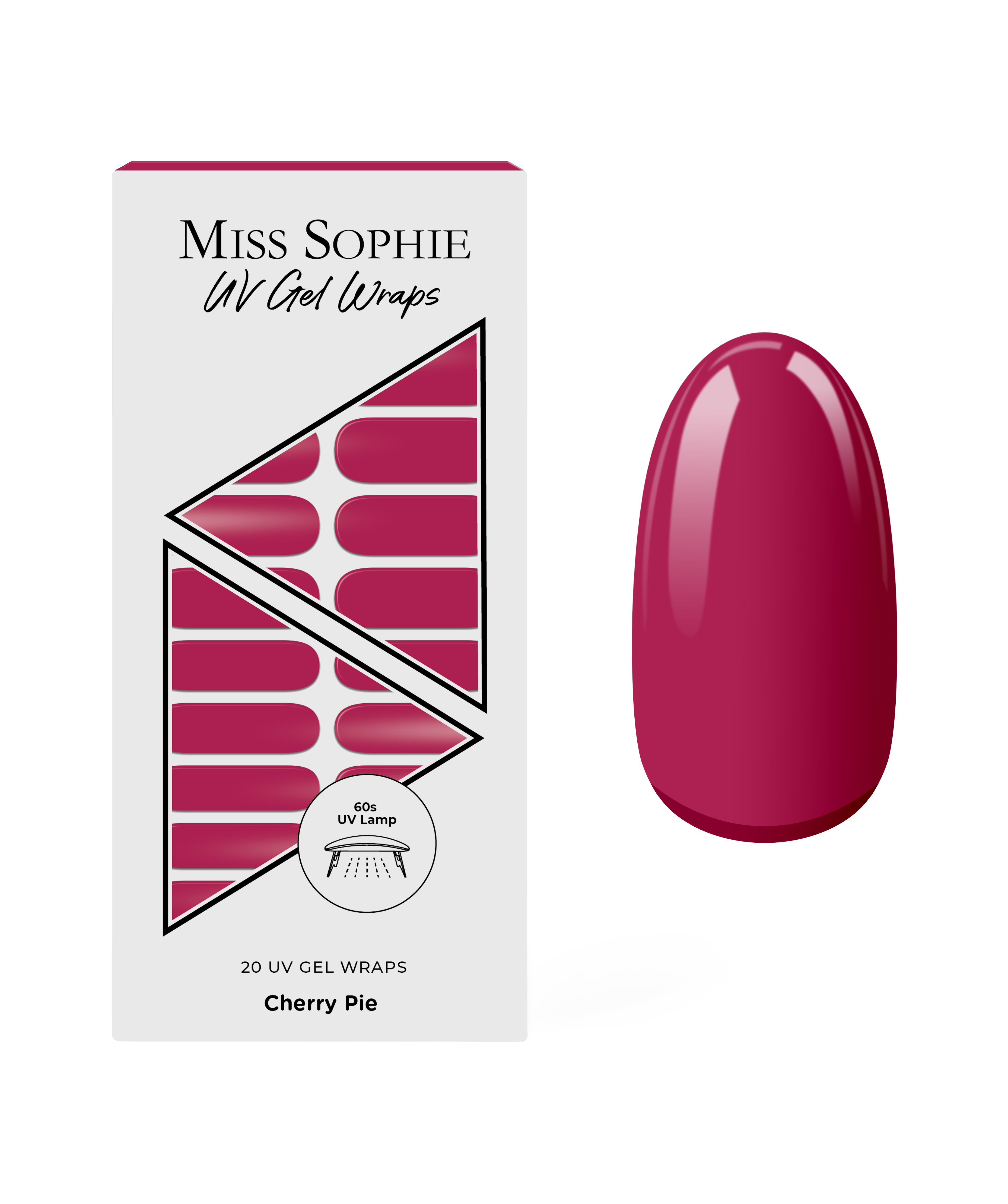 miss-sophie-cherry-pie-uv-gel-nagelfolie-kirschrot image 1
