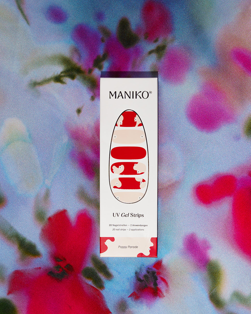 maniko-poppy-parade-uv-gel-strips-rot-mit-pastell image 6