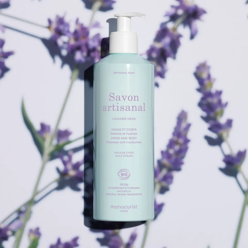manucurist-handseife-echter-lavendel-cosmos-organic-500-ml image 1