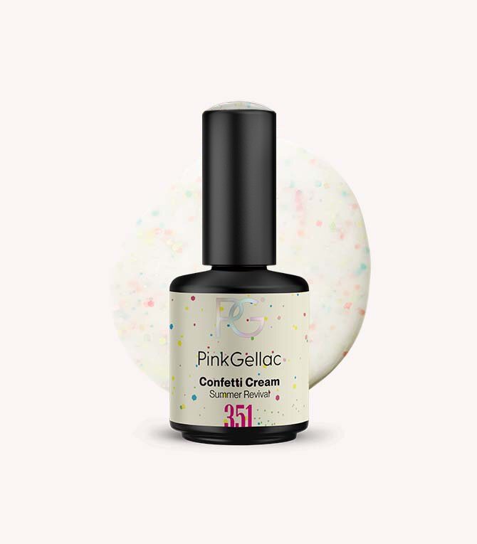 pink-gellac-351-confetti-cream-gel-nagellack-glitzer image 1