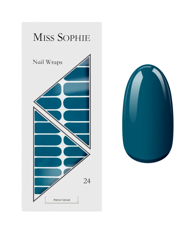 miss-sophie-petrol-velvet-nagelfolien-samtiges-petrol image 1