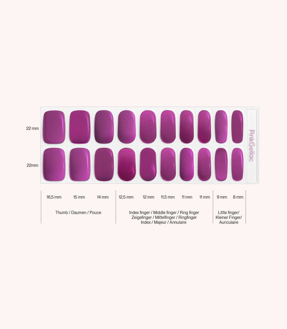 pink-gellac-010-bubblegum-chrome-gel-nail-sticker image 4