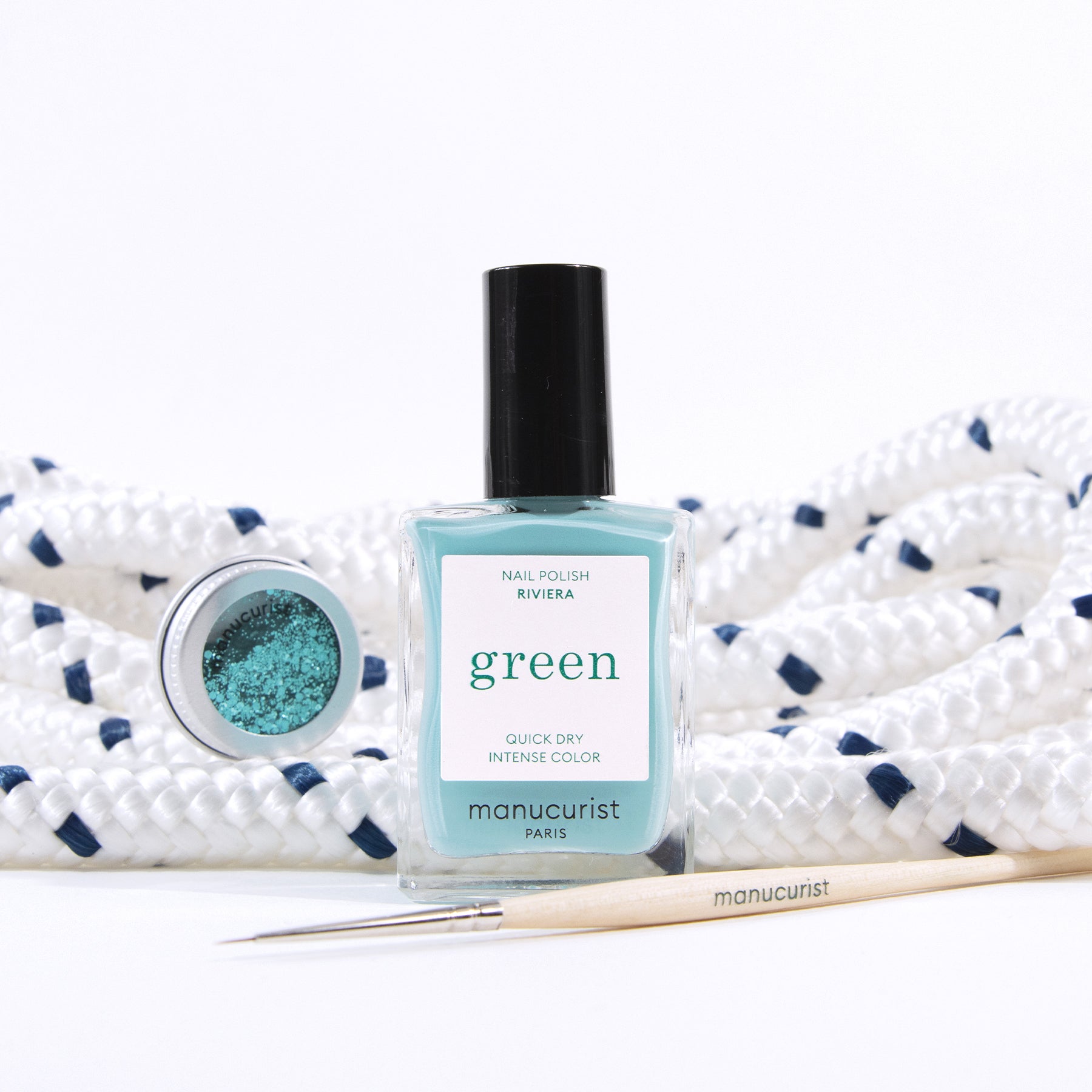 manucurist-underwater-glitter-set-green-green-flash-riviera-mit-pailletten image 3