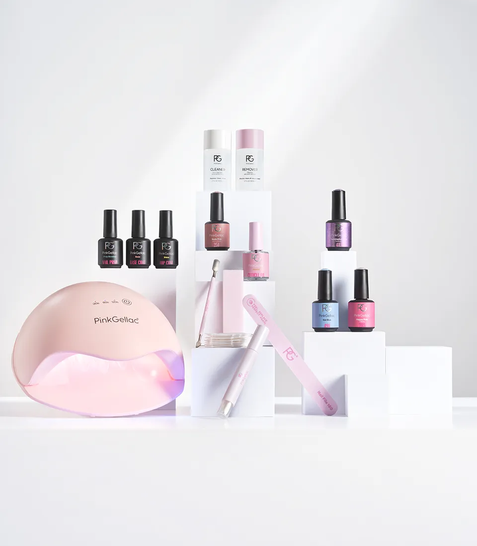 pink-gellac-at-home-nail-studio-starter-kit-3-farben image 1