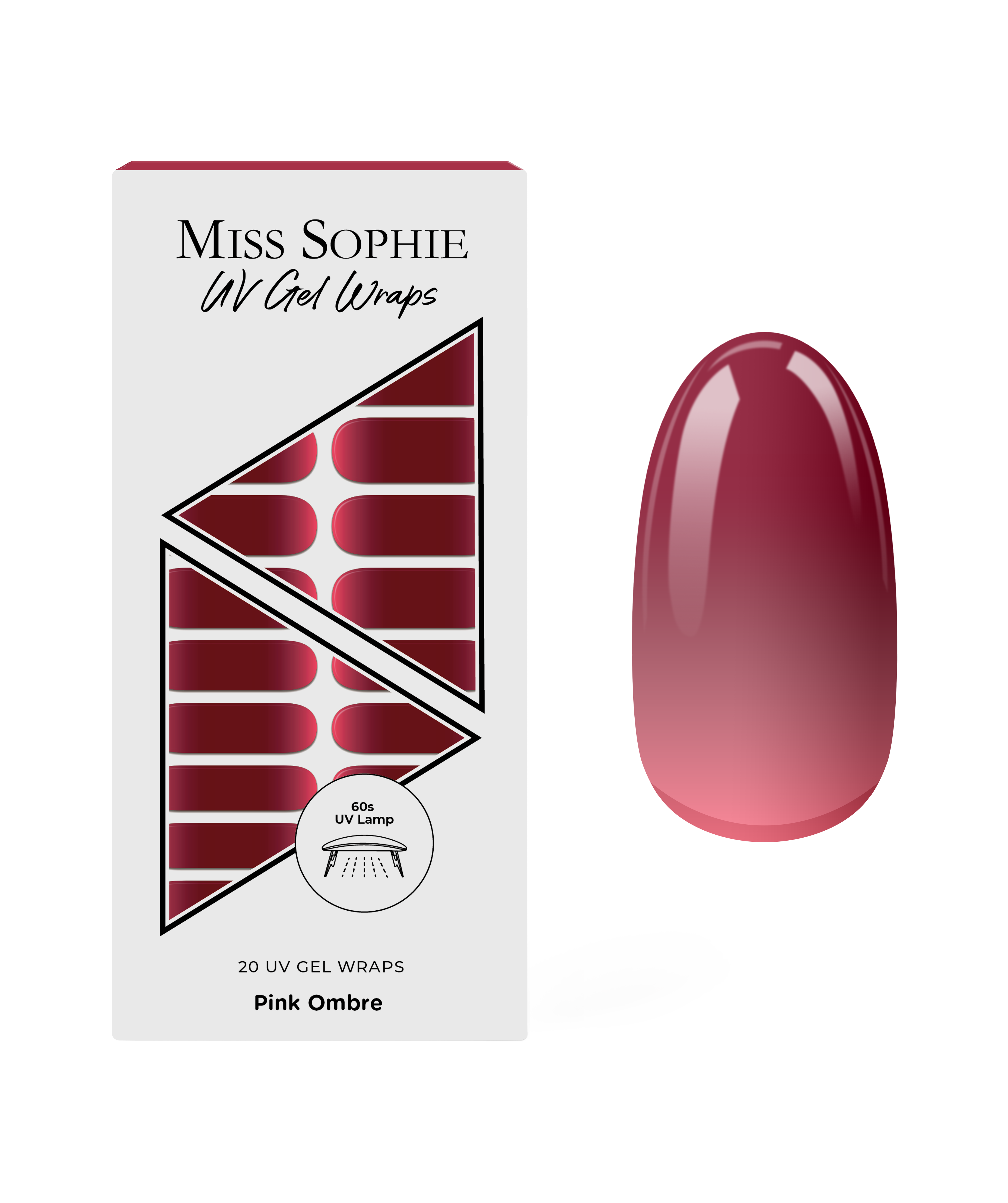 miss-sophie-pink-ombre-uv-uv-gel-wraps image 1