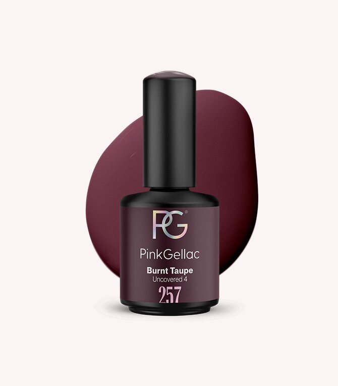 pink-gellac-257-burnt-taupe-gel-nagellack-dunkelbraun-cremig-uncovered4 image 1