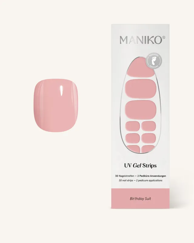 maniko-birthday-suit-uv-pedi-gel-strips image 1
