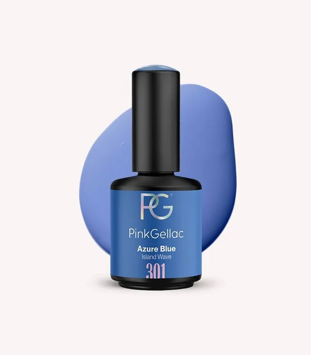 pink-gellac-301-azure-blue-gel-nagellack-blau-creme-island-wave image 1
