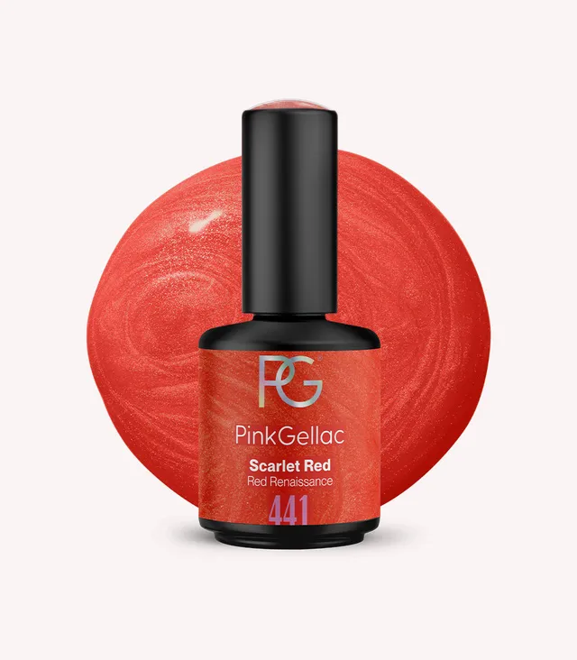pink-gellac-441-scarlet-red-gel-nagellack-mit-metallischem-finish image 1