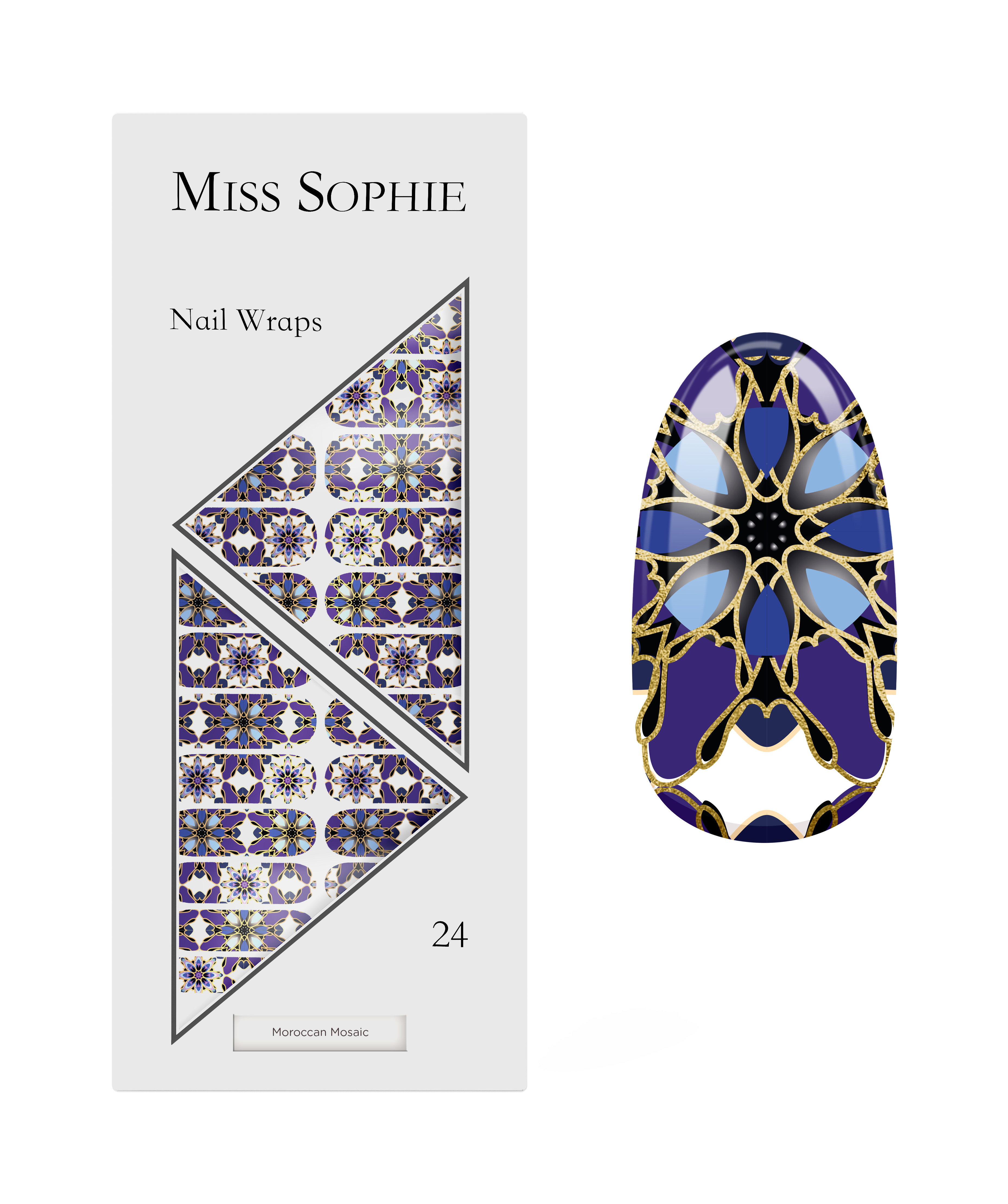 miss-sophie-moroccan-mosaic-nail-wraps image 1