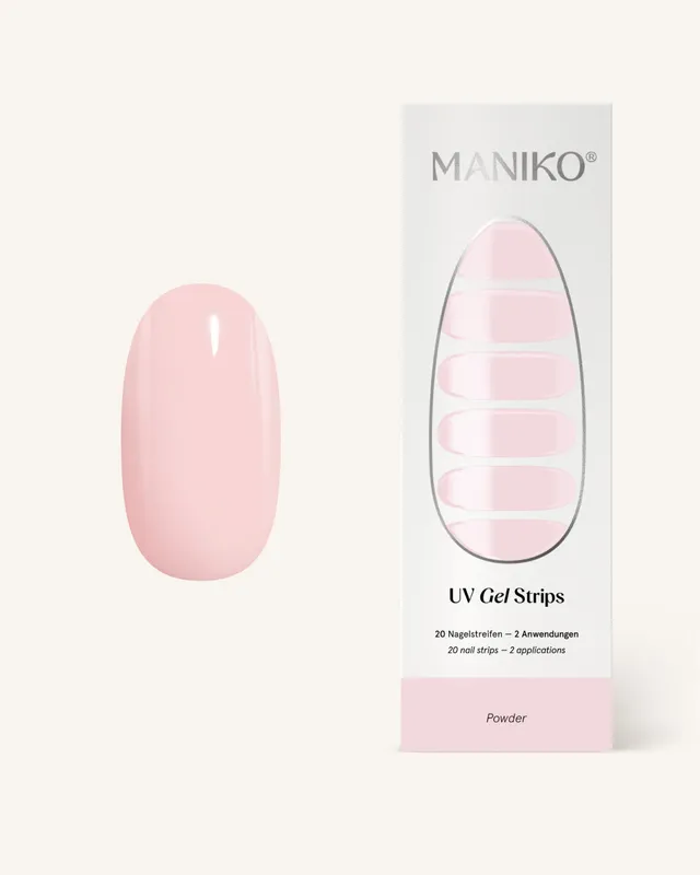 maniko-powder-uv-gel-strips-helles-pastell-rosa image 1