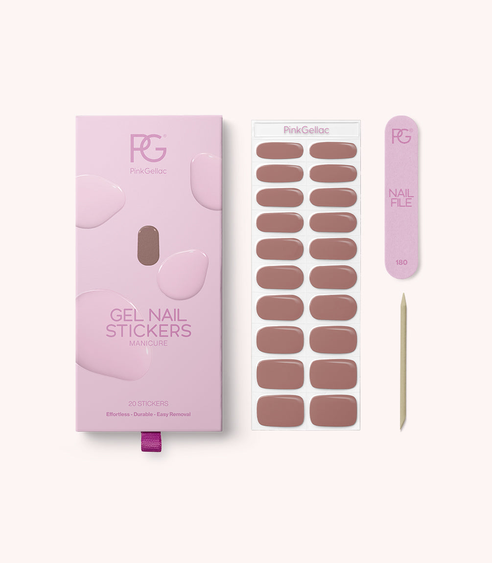 pink-gellac-033-earthy-brown-gel-nail-sticker-manik-re image 2