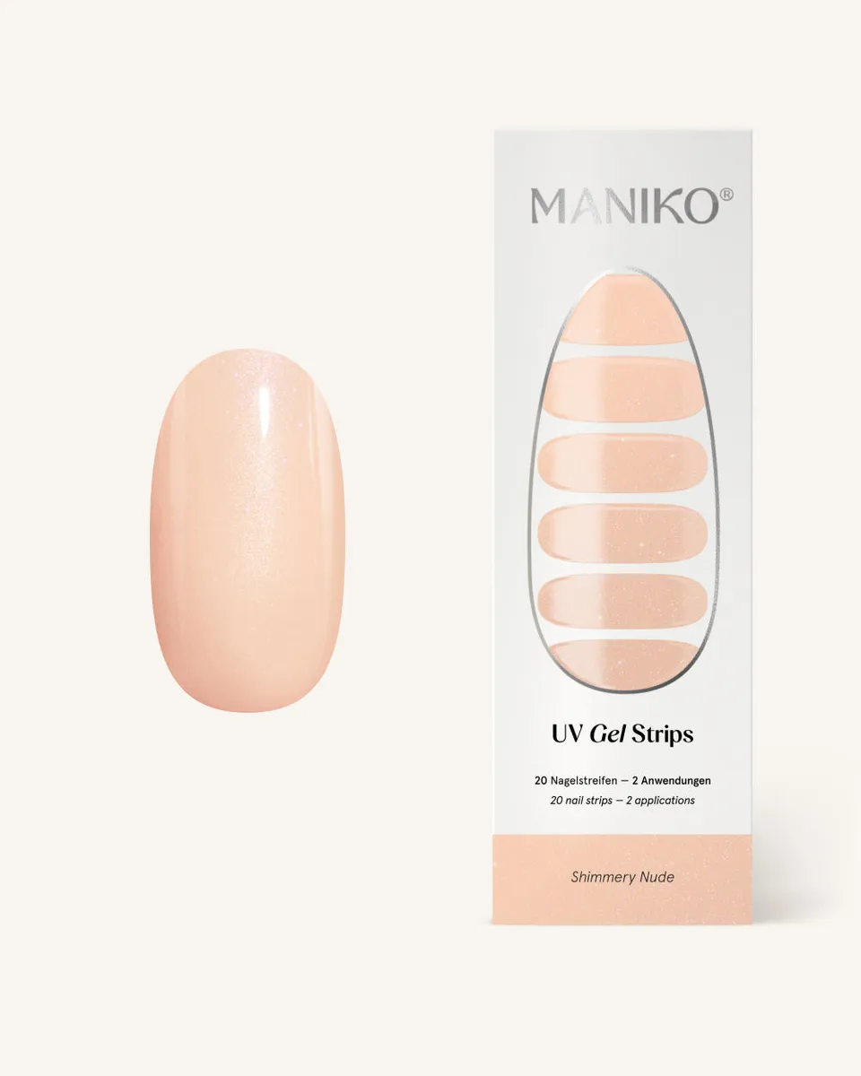 maniko-shimmery-nude-uv-gel-strips image 1