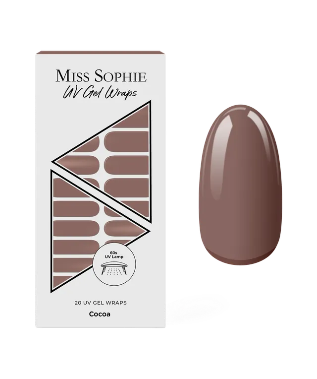 miss-sophie-cocoa-uv-gel-wraps-warmes-kakao-braun image 1