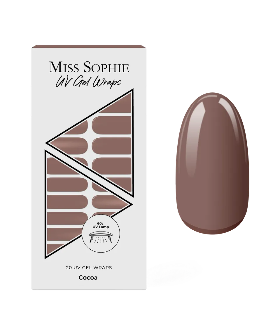 miss-sophie-cocoa-uv-gel-wraps-warmes-kakao-braun image 1
