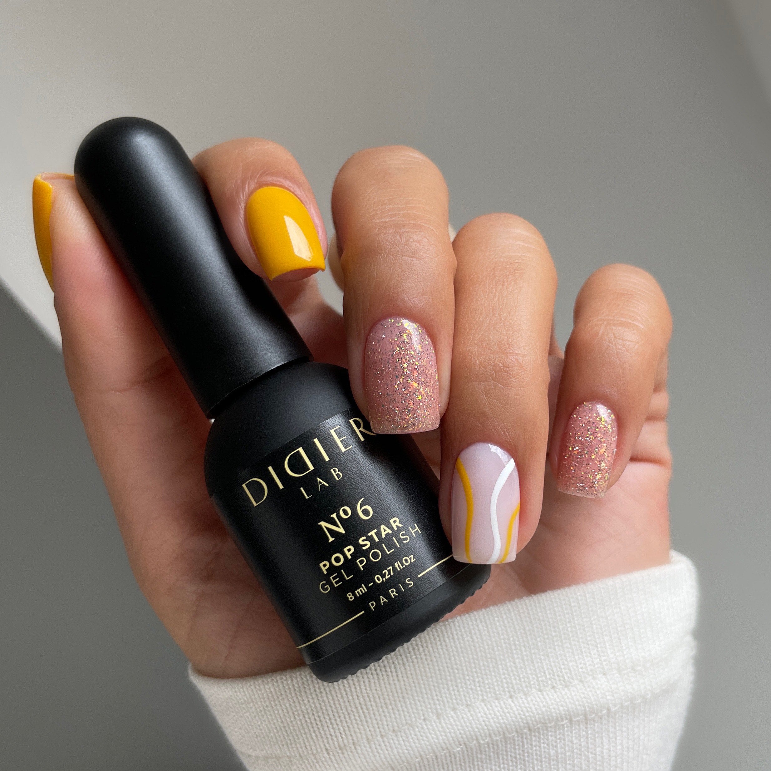 didier-lab-pop-star-uv-nagellack-no-6-8-ml-holografischer-glitzer-hema-tpo-frei image 4