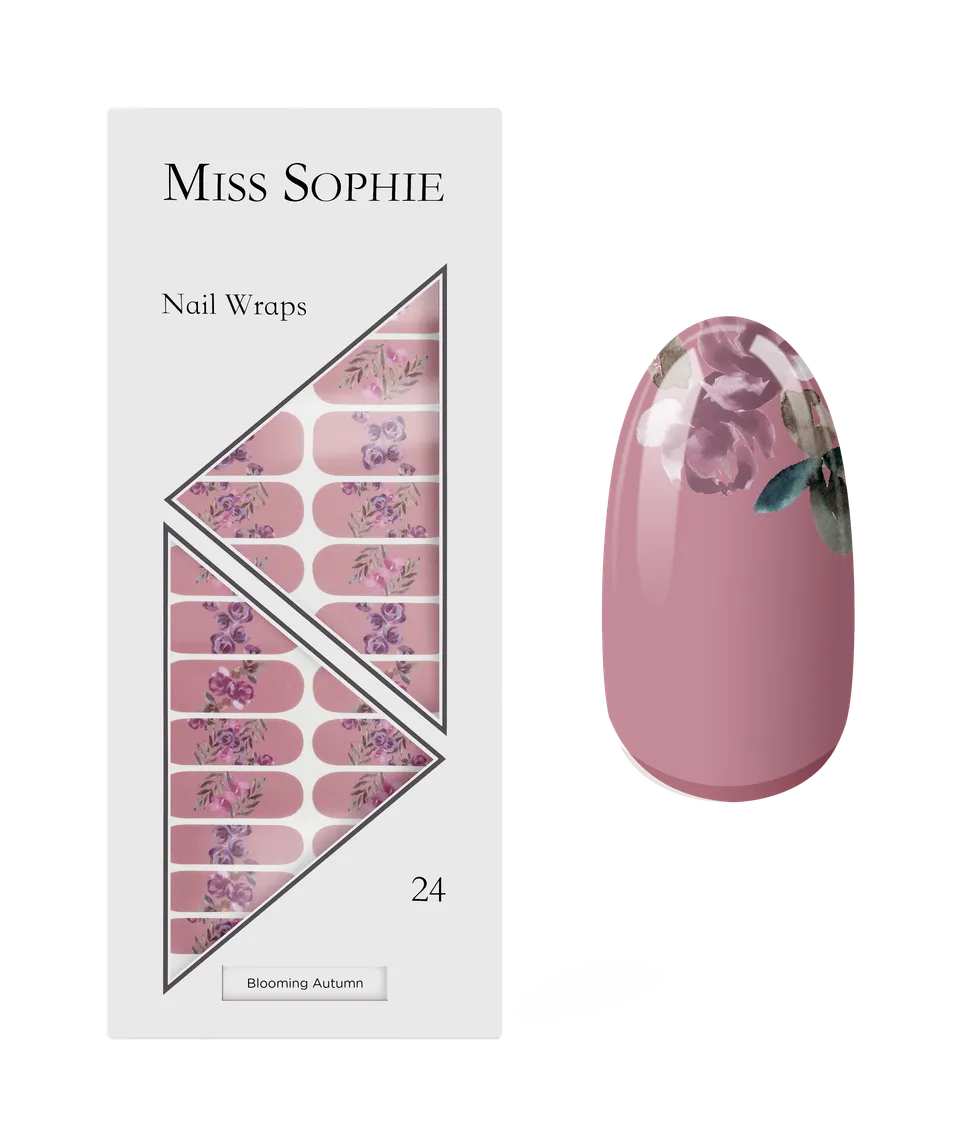 miss-sophie-blooming-autumn-nagelfolie-florales-herbst-design image 1