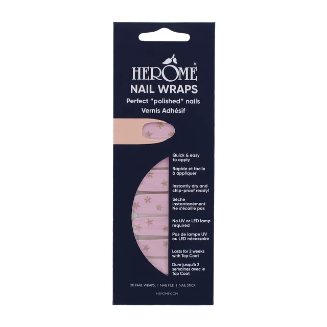 her-me-nagelfolien-sternenrosa-nail-wraps image 1
