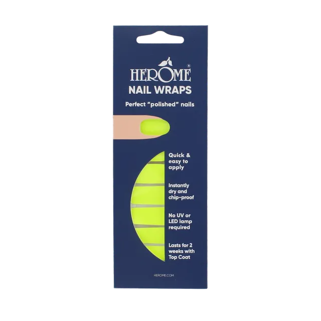 her-me-nagelfolien-neongelb-nail-wraps-ohne-uv-lampe image 1