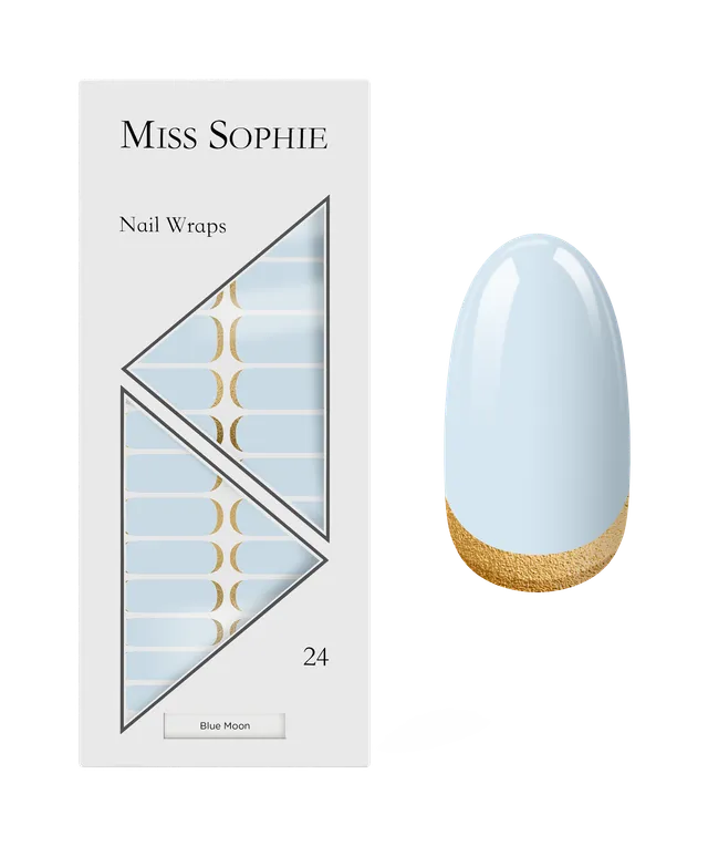 miss-sophie-blue-moon-nagelfolien-hellblau-mit-gold-f-r-hochzeit image 1