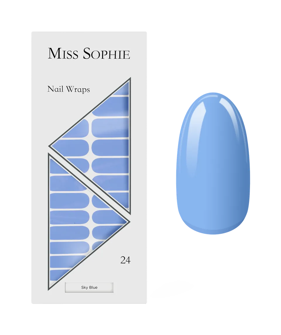 miss-sophie-sky-blue-nail-wraps-frisches-hellblau image 1